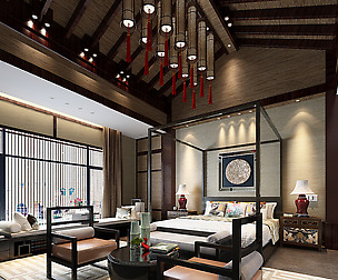 Deluxe master bedroom design  91