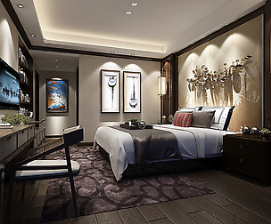 Deluxe master bedroom design  92