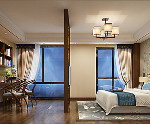 Deluxe master bedroom design  95