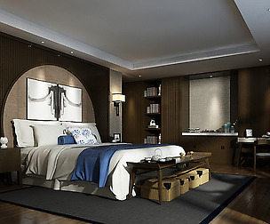 Deluxe master bedroom design  101