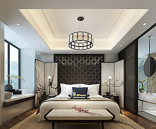 Deluxe master bedroom design  102
