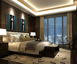 Deluxe master bedroom design  105