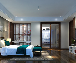 Deluxe master bedroom design  110