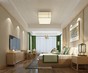 Deluxe master bedroom design  111
