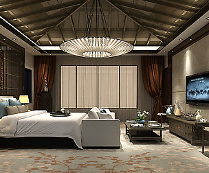 Deluxe master bedroom design  113