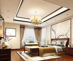Deluxe master bedroom design  115