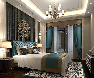 Deluxe master bedroom design  119
