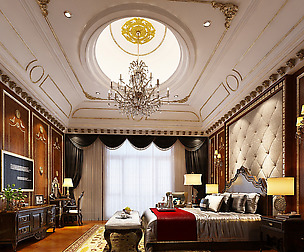 Deluxe master bedroom design  123