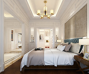 Deluxe master bedroom design  124