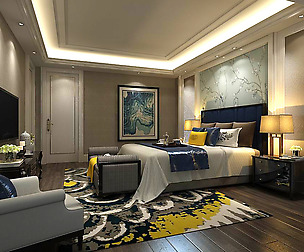 Deluxe master bedroom design  125