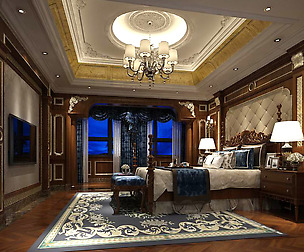 Deluxe master bedroom design  132