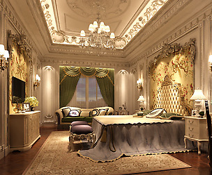 Deluxe master bedroom design  135