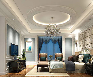Deluxe master bedroom design  138