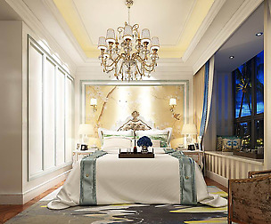 Deluxe master bedroom design  140