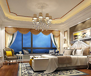 Deluxe master bedroom design  141