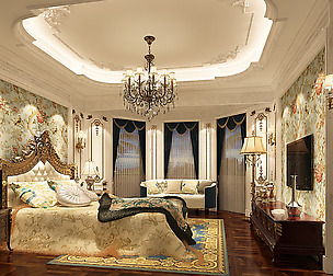 Deluxe master bedroom design  143