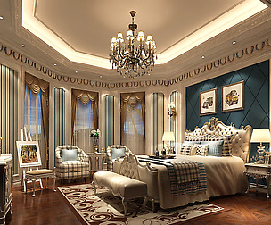 Deluxe master bedroom design  147