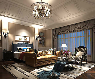Deluxe master bedroom design  152