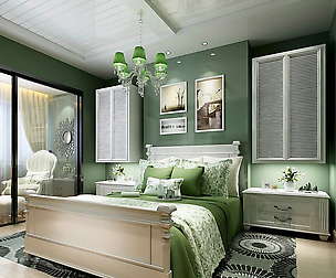 Deluxe master bedroom design  153