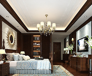 Deluxe master bedroom design  155
