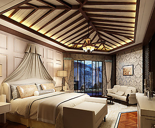 Deluxe master bedroom design  159