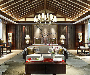 Deluxe master bedroom design  162