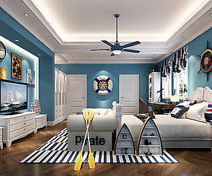 Deluxe master bedroom design  163