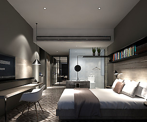 Deluxe master bedroom design  170