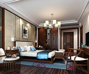 Deluxe master bedroom design  173