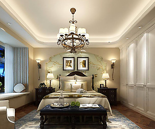 Deluxe master bedroom design  175