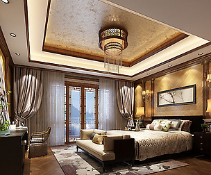 Deluxe master bedroom design  177