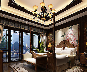Deluxe master bedroom design  178