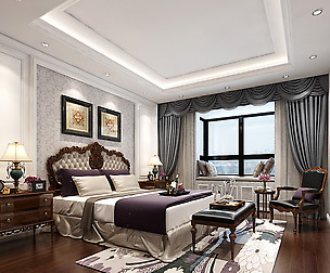 Deluxe master bedroom design  179