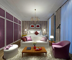 Deluxe master bedroom design  186