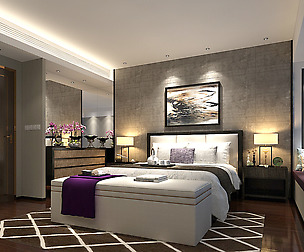 Deluxe master bedroom design  187