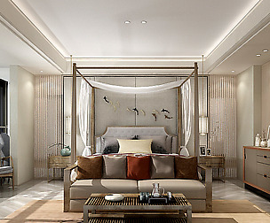 Deluxe master bedroom design  188