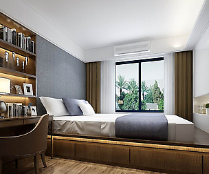 Deluxe master bedroom design  190