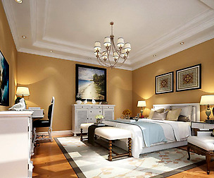 Deluxe master bedroom design  197