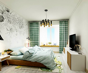 Deluxe master bedroom design  198