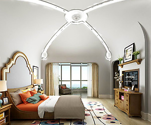 Deluxe master bedroom design  203