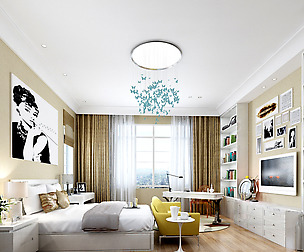 Deluxe master bedroom design  205