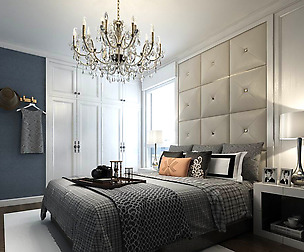 Deluxe master bedroom design  206