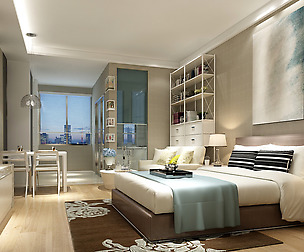Deluxe master bedroom design  209