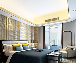 Stylish bedroom complete 06