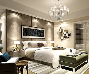 Stylish bedroom complete 47