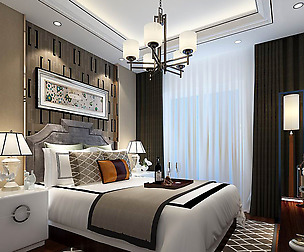 Stylish bedroom complete 79