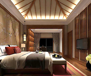 Stylish bedroom complete 87