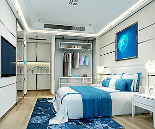 Stylish bedroom complete 107