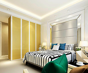 Stylish bedroom complete 119