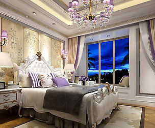 Stylish bedroom complete 124